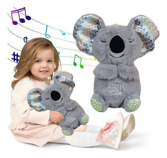 Peluche Koala Respira Sonido Luz Bebés